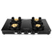 Borosil Flame Star Glass-top Gas Stove, 4 Burners