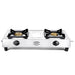 Borosil Smart Flame Stainless Steel Gas Stove, 2 Burners