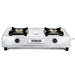 Borosil Smart Flame DLX Stainless Steel Gas Stove, 2 Burners