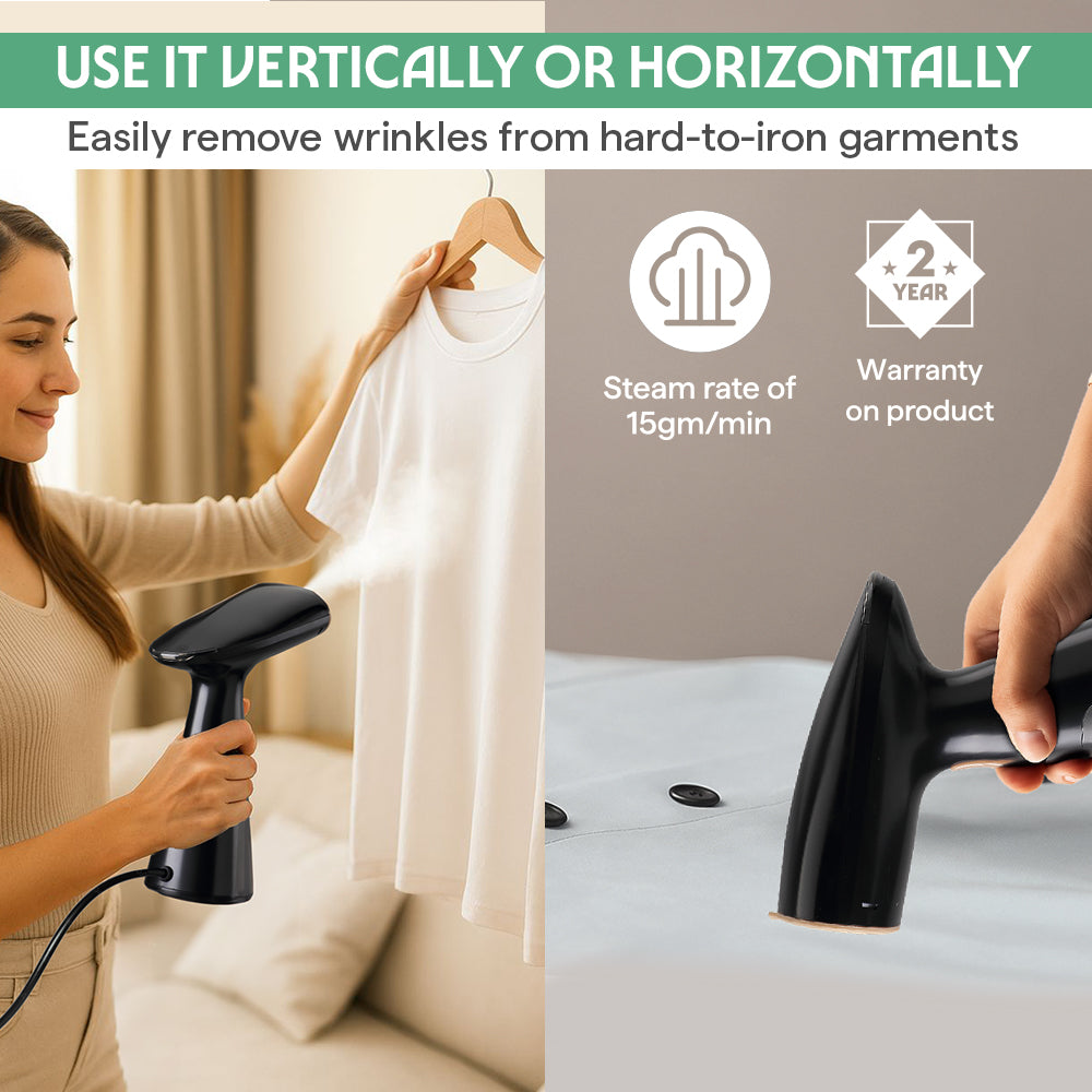 Borosil Handheld Garment Steamer GS03, 1000W