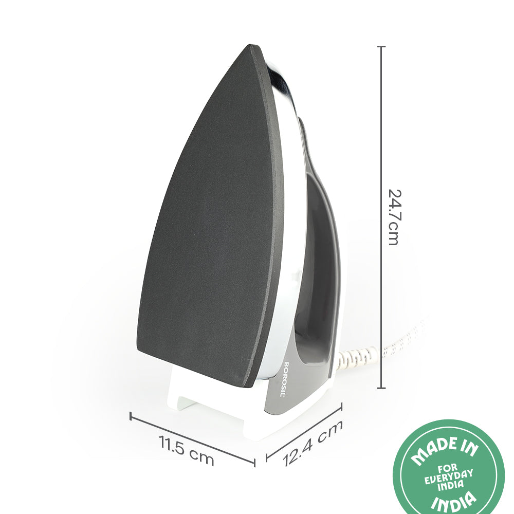 Borosil Masterpress Heavy Weight Dry Press Iron, 1000 W