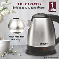 Borosil Rio Electric Kettle, 1.8L