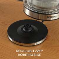 Crystal 1.8L Electric Glass Kettle, 1500 W