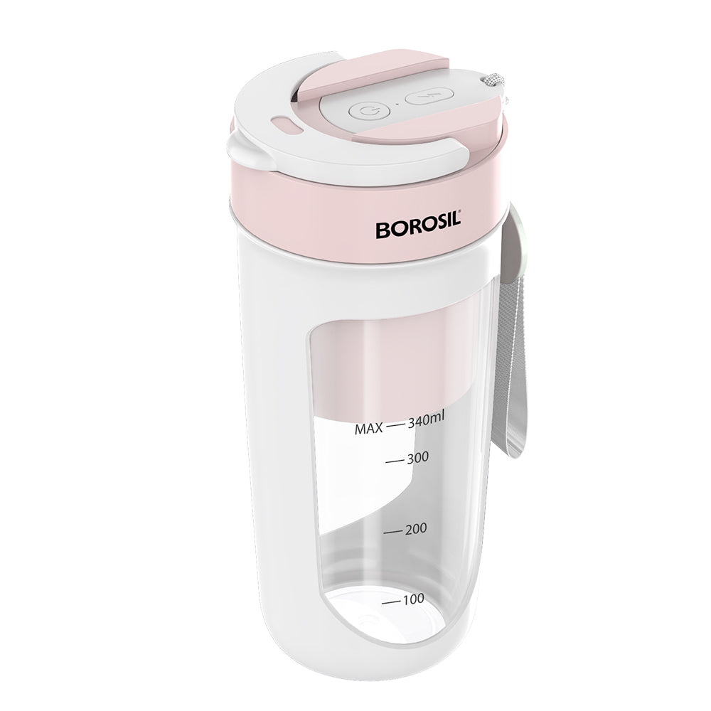 Nutrisip Portable Blender, Pink, 40 W