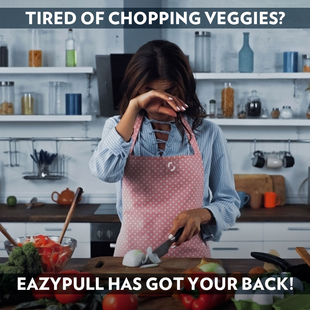 Borosil EazyPull Chopper, 900ml - 6 Blades