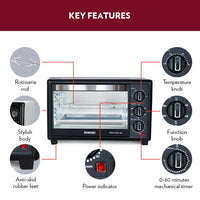 Borosil Prima Pro 30L Oven Toaster Griller (OTG)