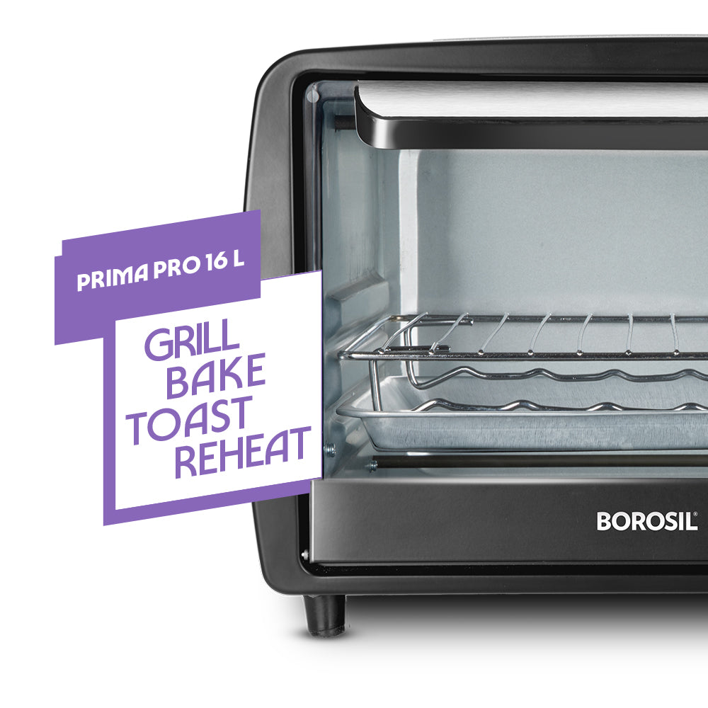 Borosil Prima Pro 16L Oven Toaster Griller (OTG)