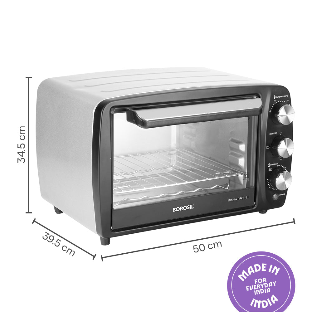 Borosil Prima Pro 16L Oven Toaster Griller (OTG)
