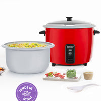 Borosil Pronto Dual Electric Rice Cooker, 1.8L