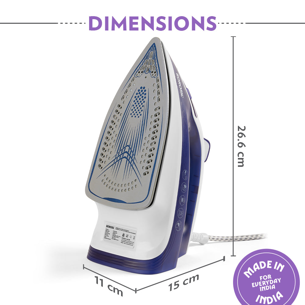 Borosil PurpleGlide Steam Iron