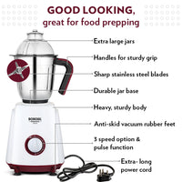 Borosil Duramax Mixer Grinder