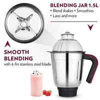 Borosil Duramax Mixer Grinder