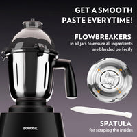 Borosil Silverline Mixer Grinder W17