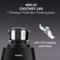 Borosil Silverline Mixer Grinder W17