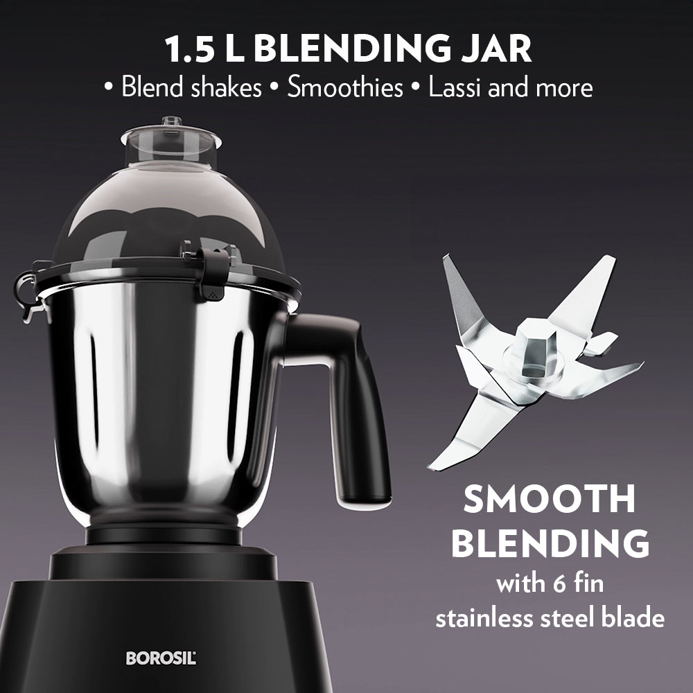 Borosil Silverline Mixer Grinder W17