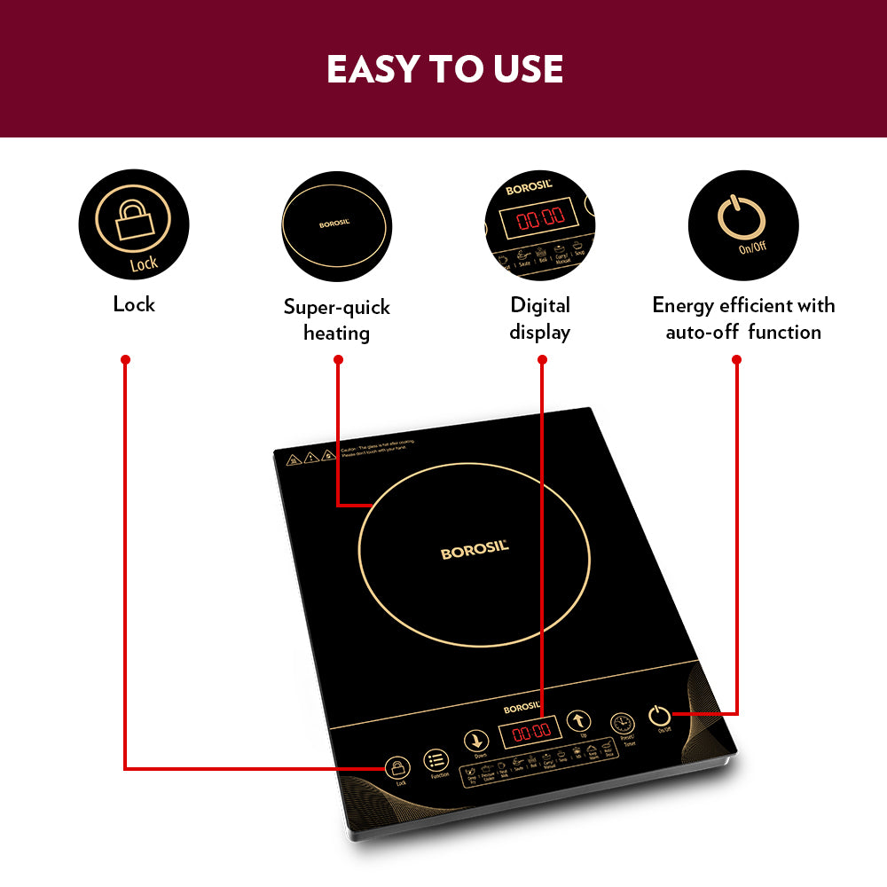 Borosil SmartKook Induction Cooktop TC14