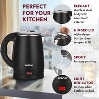 Borosil Cooltouch Electric Kettle, 1.2 L