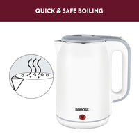 Borosil Cooltouch Electric Kettle, 1.8L