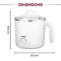 Borosil Cooltouch Multipurpose Kettle, 1.2 L