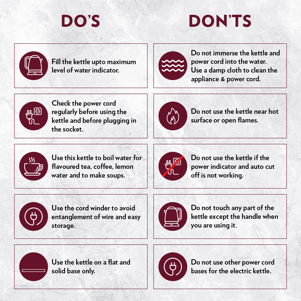 Borosil Electric Glass Kettle, 1.8L