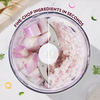 Borosil Chef Delite 300W Chopper, Red