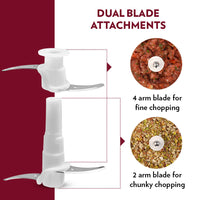 Borosil Chef Delite Chopper with Dual Blade