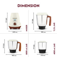 Borosil HomeStar Mixer Grinder
