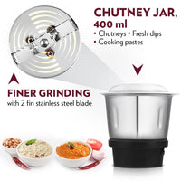 Borosil Star Mixer Grinder-Blue