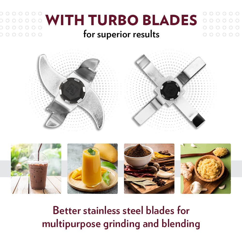 Borosil Primus II Juicer Mixer Grinder