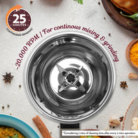 Borosil Infinity Mixer Grinder, 4 Jars