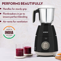 Borosil Infinity Mixer Grinder, 4 Jars
