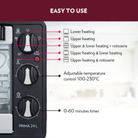 Borosil Prima 24L Oven Toaster Griller (OTG)