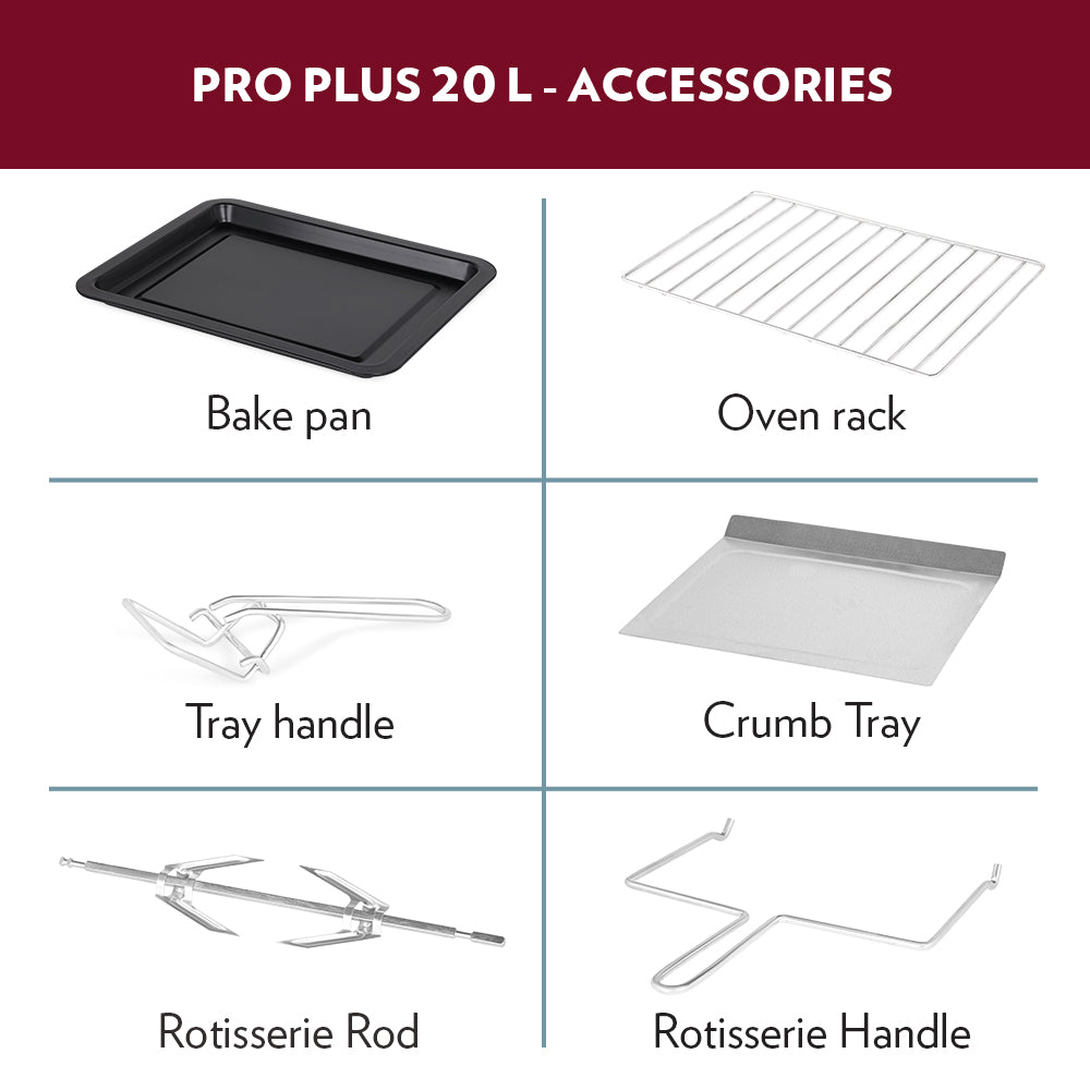 Borosil ProPlus 20 L Oven Toaster Griller (OTG)