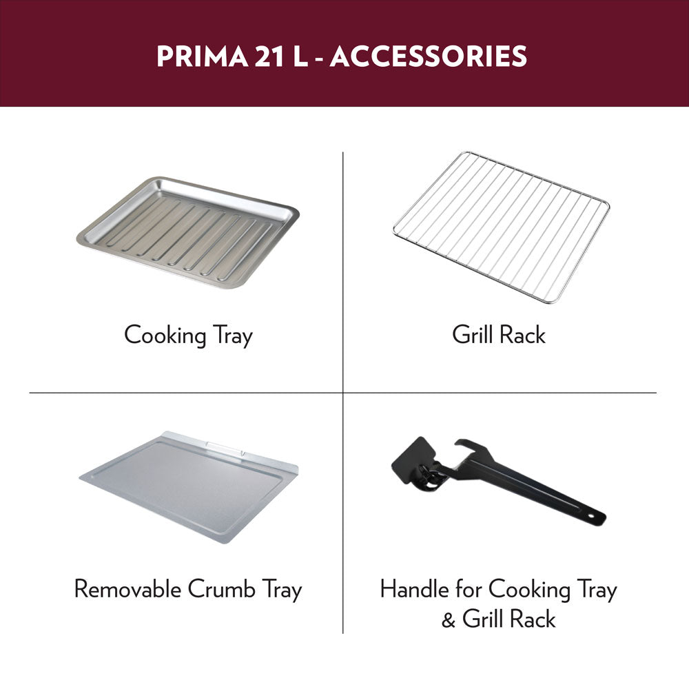 Borosil Prima 21L Oven Toaster Griller (OTG)