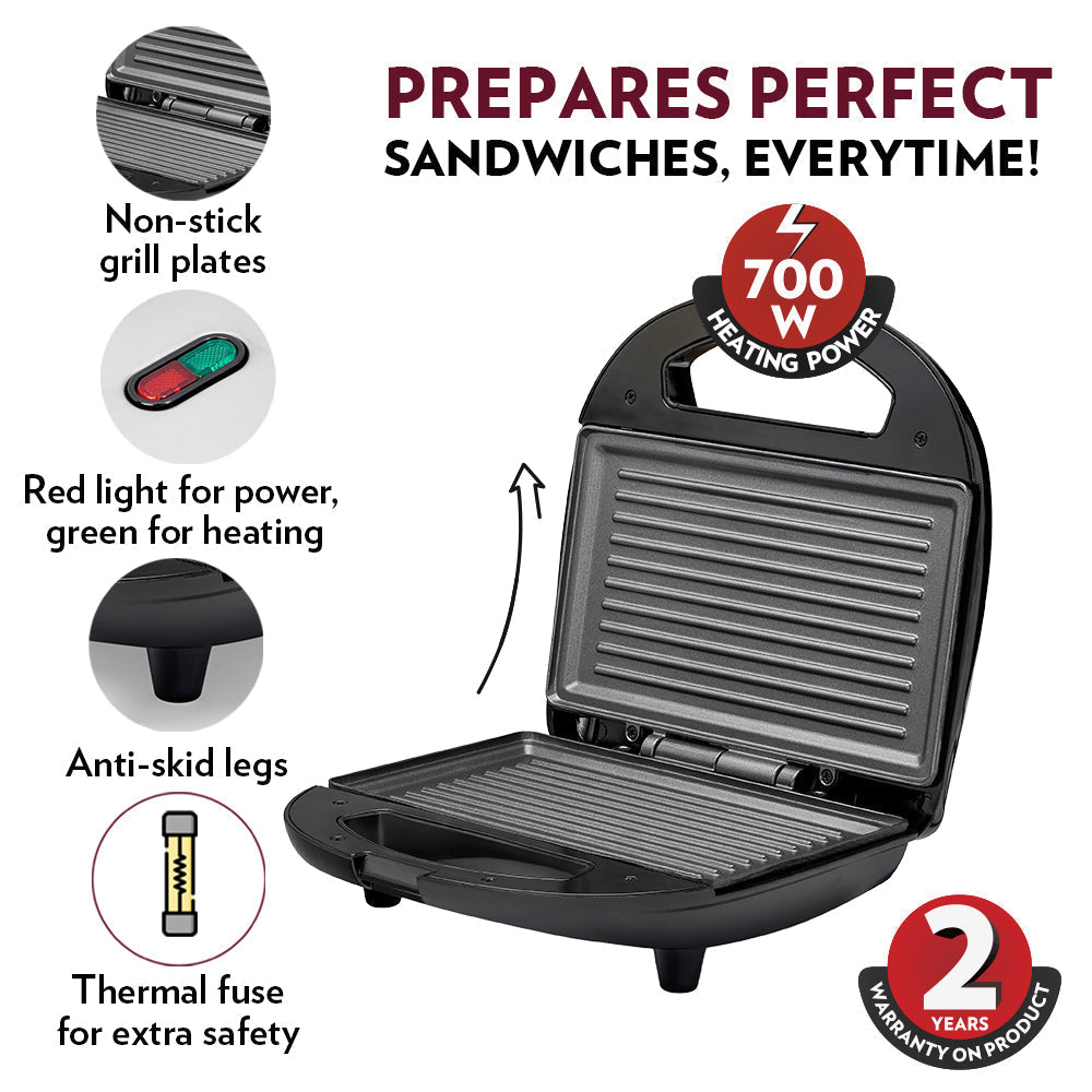 Borosil Neo Grill Sandwich Maker