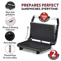 Borosil Prime Grill Sandwich Maker