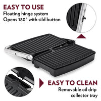 Borosil Jumbo 180° Grill Sandwich Maker