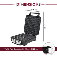 Borosil Jumbo Waffle Maker