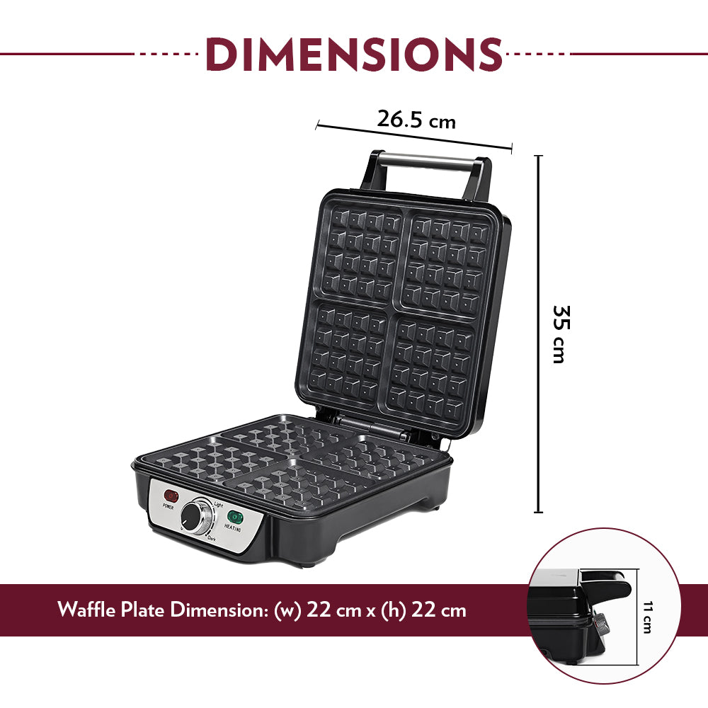 Borosil Jumbo Waffle Maker