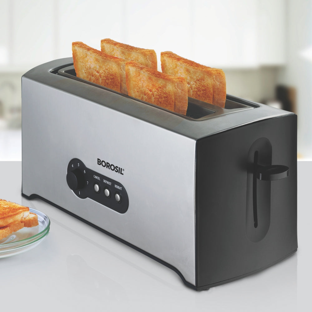 Borosil Krispy Pop-Up Toaster-4 slice