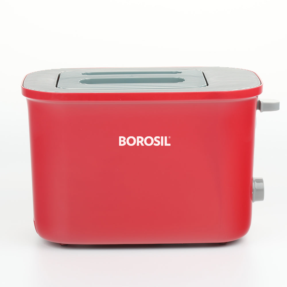 Borosil Krispy Pop-up Toaster, Red